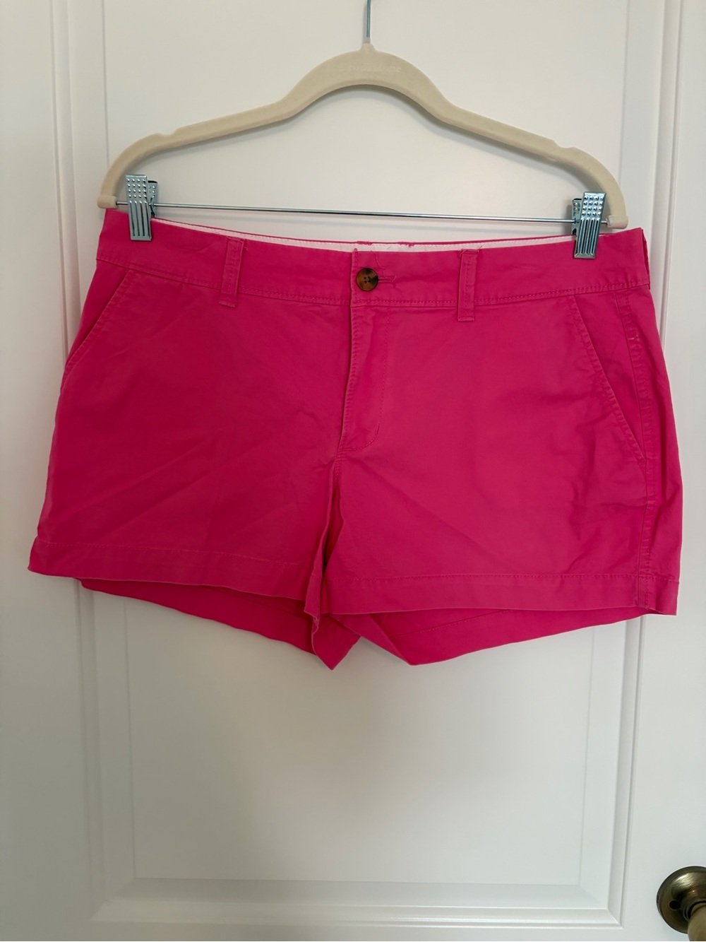 Old Navy Bright Pink Cotton Chino Shorts